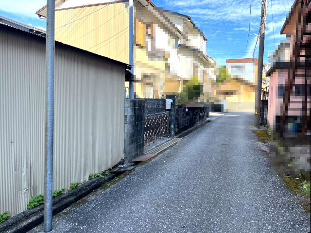 【前面道路含む現地写真】 | 売地　高知市愛宕町4丁目　＠30万