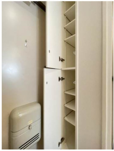 バーミープレイス桜上水Ⅲの玄関