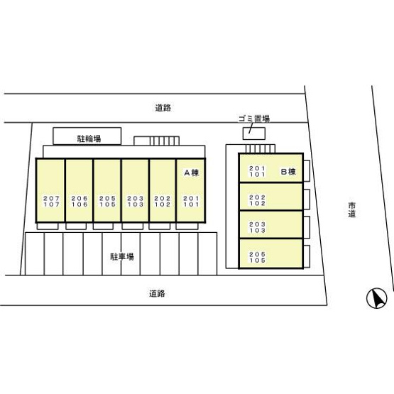 【区画図】 | DEAR-COURT