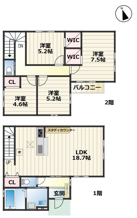 Terrechez千種区城木町1期｜名古屋市の戸建ならホームアップの間取り