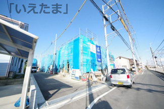 【外観】 | 【仲介手数料無料！！】日野市南平5丁目　新築戸建て（全6棟）6号棟　4830万円 | 令和７年12月19日撮影　建築中