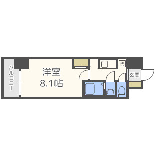 【間取り】 | サムティ阿波座BELSIA（サムティ阿波座ベルシア）