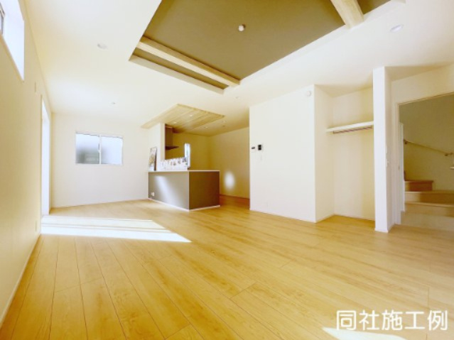 新築戸建・新築建売　行田市桜町1丁目【長期優良住宅】東小・長野中の居間・リビング|同社施工例