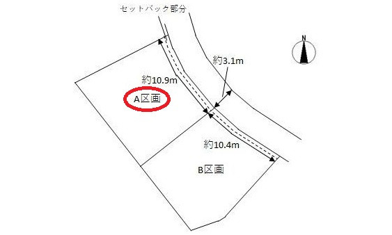 安佐南区八木9丁目の土地図