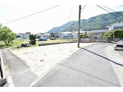 安佐南区八木9丁目の前面道路含む現地写真