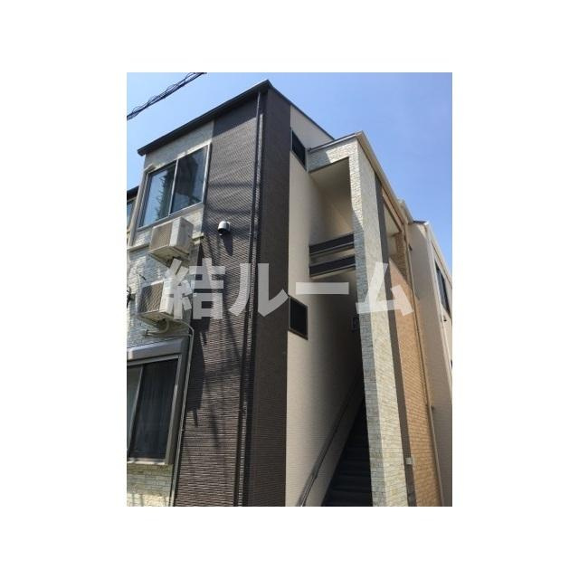 北区赤羽西２丁目のアパートのエントランス