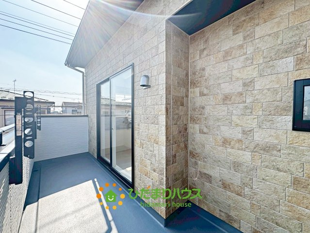 久喜市緑１丁目２期　新築一戸建てのバルコニー
