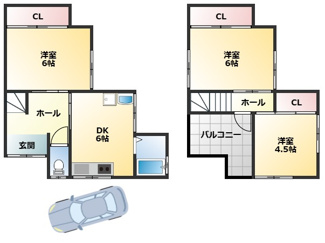 【間取り】 | ハウス田辺