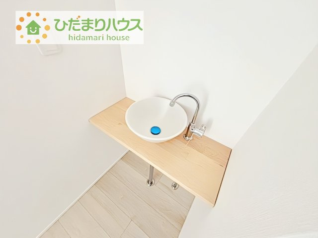 【独立洗面台】 | 我孫子市南青山第１期　新築戸建 | 二階にも洗面台がございます(^▽^)/