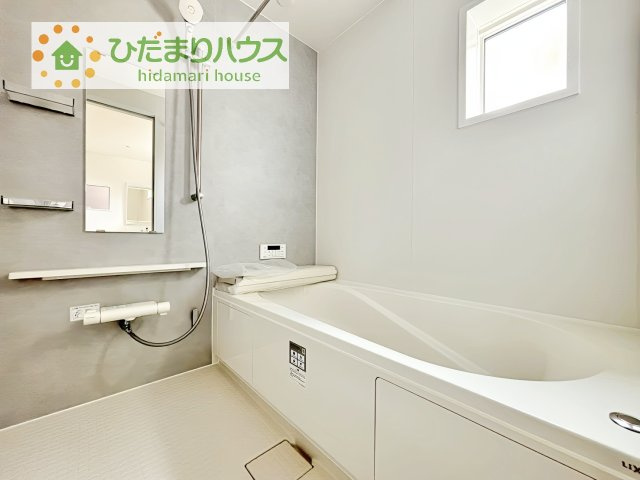 【浴室】 | 我孫子市南青山第１期　新築戸建 | 大人が足を伸ばしても十分な広さ！一人でゆっくりくつろぐ時間も大切です！