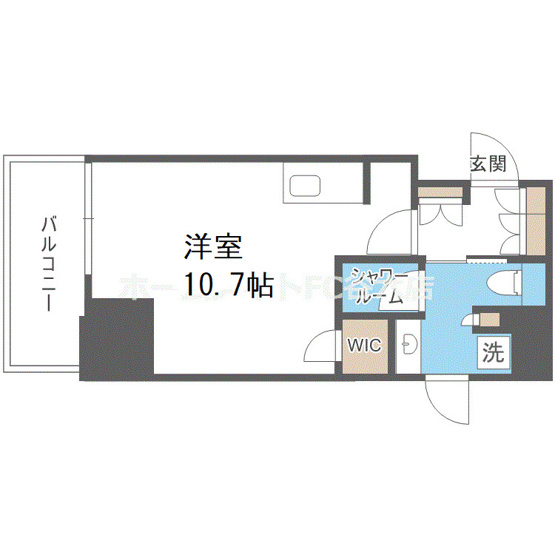 【間取り】 | ザ・パークハビオ谷町六丁目クロス