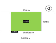 川口市坂下町4丁目土地50坪越えの画像