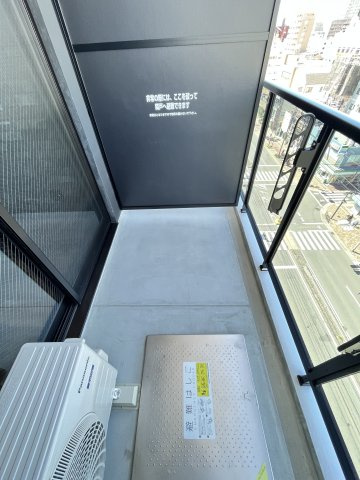 大阪市都島区都島本通３丁目の賃貸マンションのバルコニー