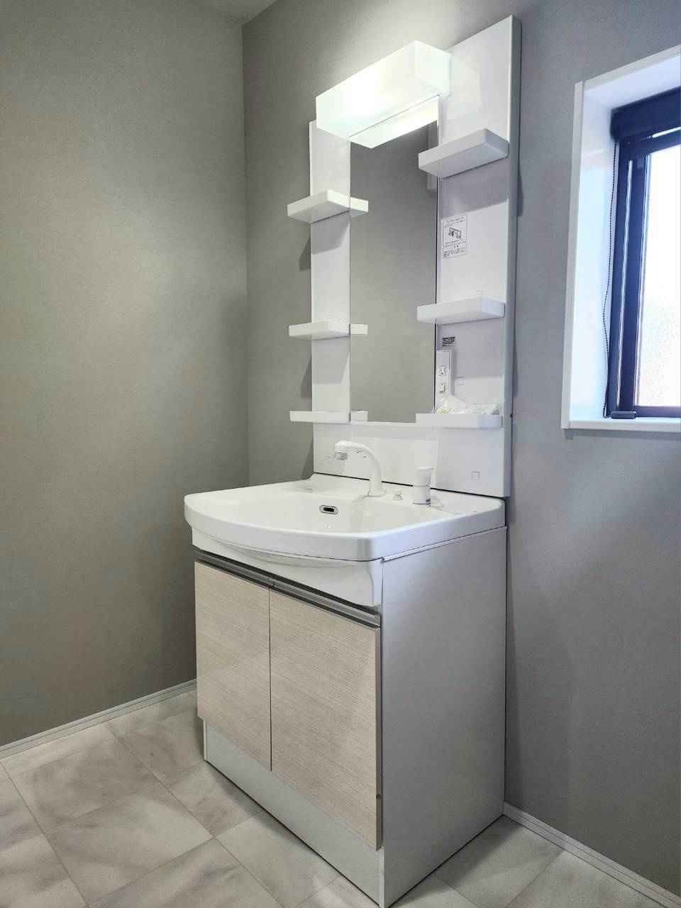 RESET HOUSE－リセットハウス－八幡西区楠北3丁目の独立洗面台|防汚仕様の洗面ボウルの洗面台♪