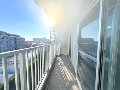 【バルコニー】 | コーポ下鶴間 | 落ち着いた時間を過ごせるバルコニーです