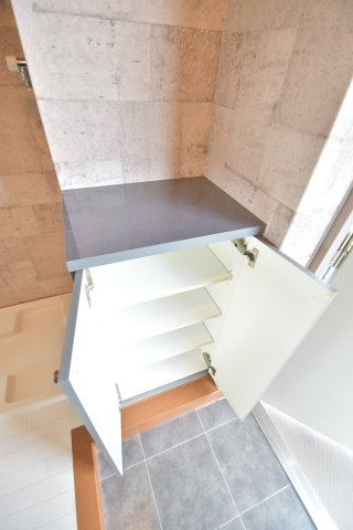 大阪市都島区都島本通３丁目の賃貸マンションの玄関