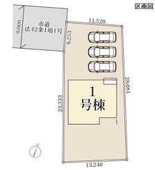 第1石岡市下林　新築戸建の間取り