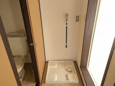 【設備】 | 永塚第3アパート | 室内洗濯機置場
