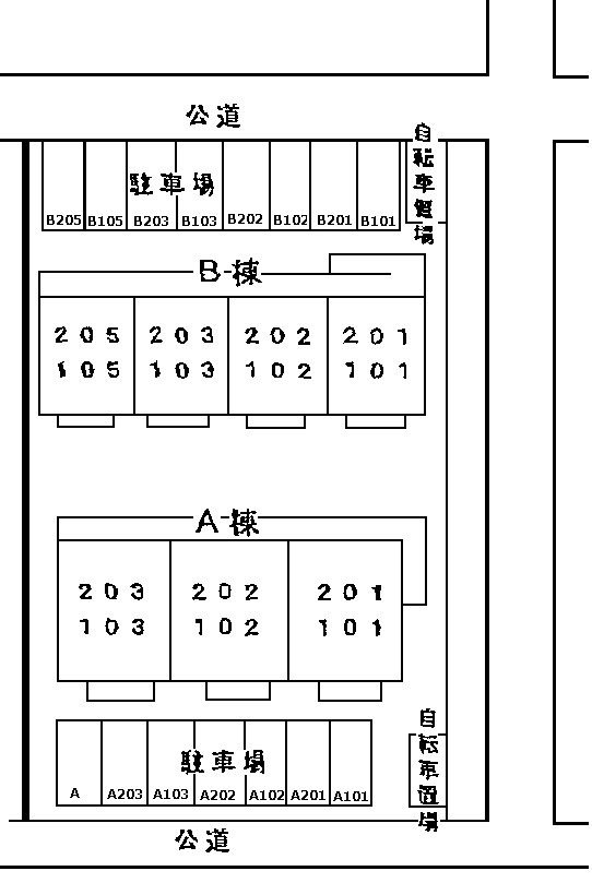プラザシャトーＢ　　刈谷市近郊の賃貸ならクラスホーム刈谷店の駐車場