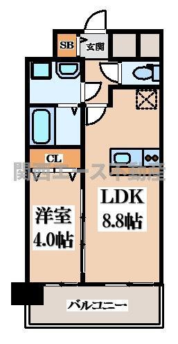 【間取り】 | プレサンス長田レジェール