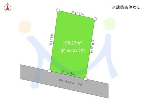 秋葉区小須戸の区画図