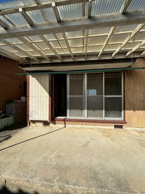 佐藤町牧野様借家のバルコニー