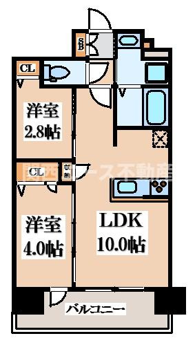 【間取り】 | プレサンス長田レジェール