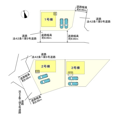 【区画図】 | 姫路市広畑区西蒲田第17/全3棟