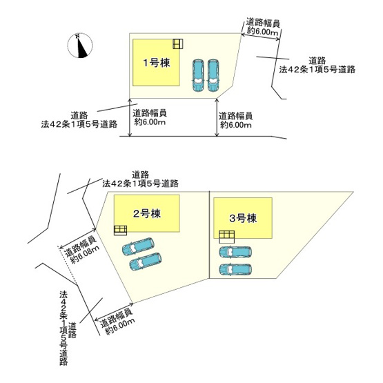【区画図】 | 姫路市広畑区西蒲田第17/全3棟