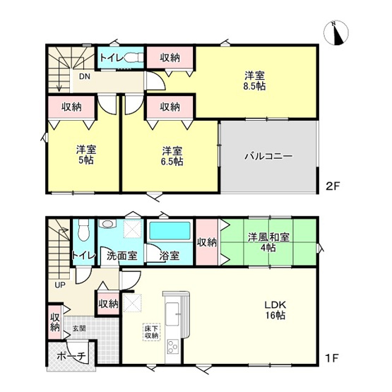 【間取り】 | 姫路市広畑区西蒲田第17/全3棟