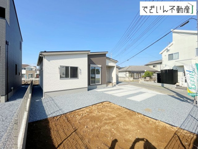 【外観】 | ワイウッドコート上里町(七本木)第60期【平屋】新築住宅 | ≪4号棟≫
現地(2026年4月撮影)
