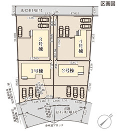 小美玉市小川第1　新築戸建　1号棟の区画図