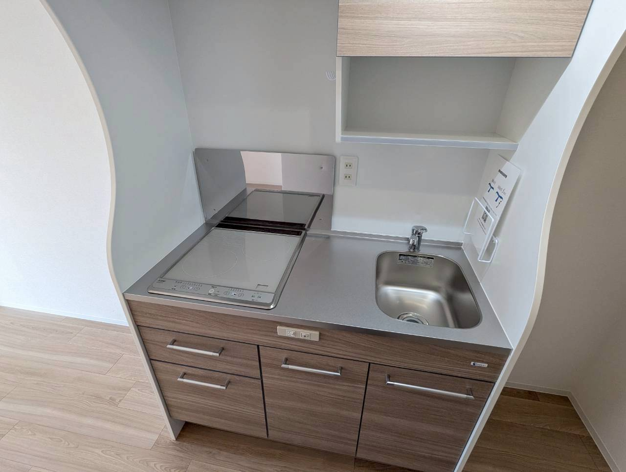 セレニテフラン谷町四丁目アリエのキッチン|※新築工事中の写真です