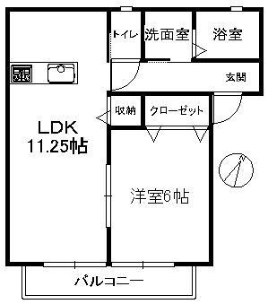 エスポワールの間取り
