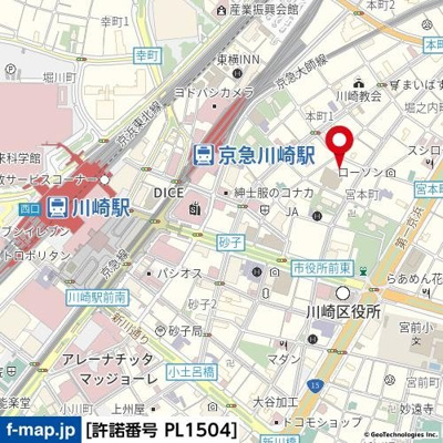 【地図】 | トップ川崎第３