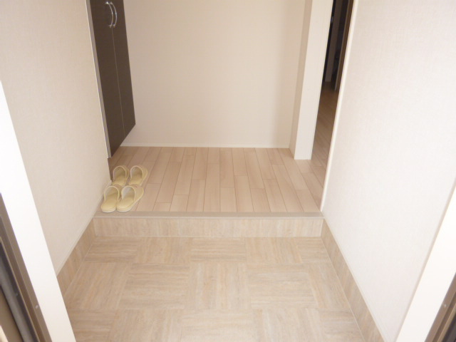 シェルティの玄関