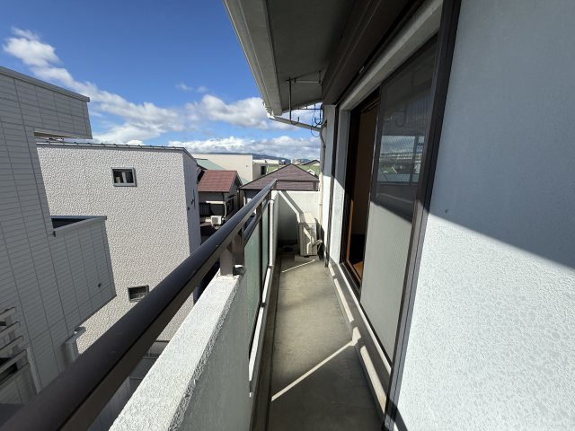 シャンピア蛍のバルコニー