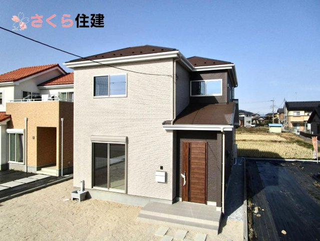 いろどりアイタウン栃木市大宮町22-P2　2号棟の外観|2号棟　お子様から「部屋がほしい…」そんな成長もうれしい♪さらなる成長見守る4LDKの新築マイホーム