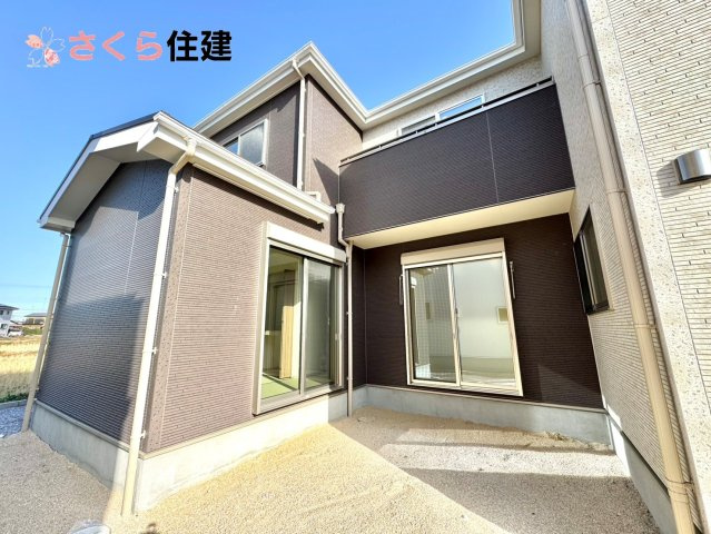 いろどりアイタウン栃木市大宮町22-P2　2号棟のバルコニー|洗濯は1階で完結！！家事同線がラクな住！！