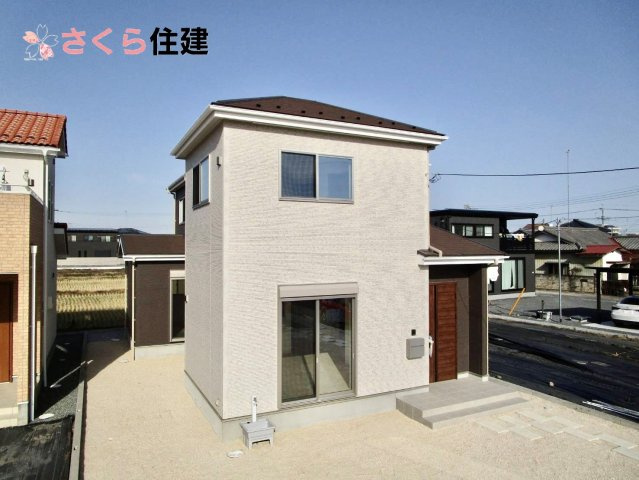 いろどりアイタウン栃木市大宮町22-P2　2号棟の外観|お子様の成長を共に見守り、お子様が巣立った後も豊かな人生も支えてくれるパートナーのようなマイホームを