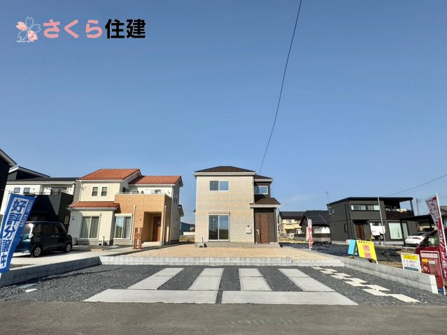 いろどりアイタウン栃木市大宮町22-P2　2号棟の駐車場|カースペース2～3台可能です。