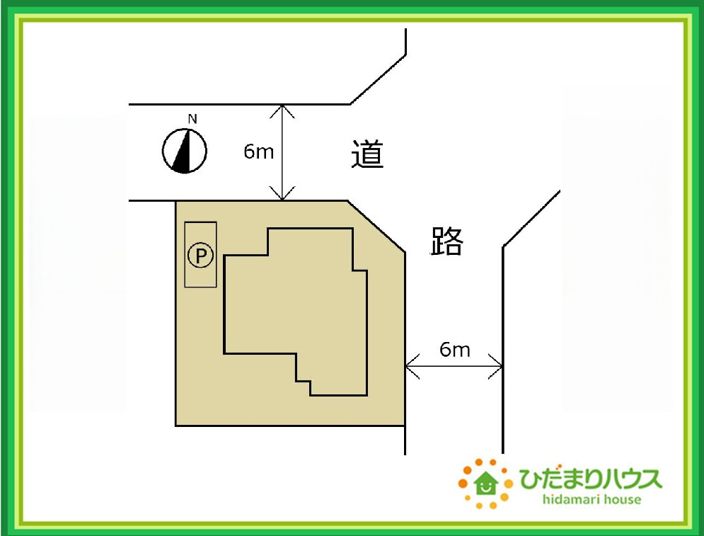 那珂郡東海村大字須和間　中古戸建の区画図|角地で日当たり良好(^^)/