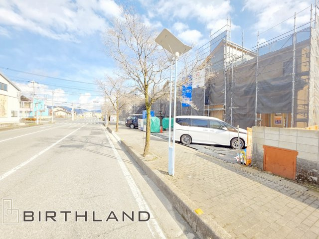新築戸建・新築建売　みどり市大間々町大間々2期　大間々南小・大間々中の前面道路含む現地写真