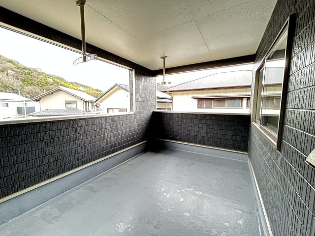 徳島市大原町長尾建売第3　1号棟のバルコニー