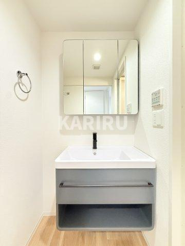 Alivis放出の洗面所