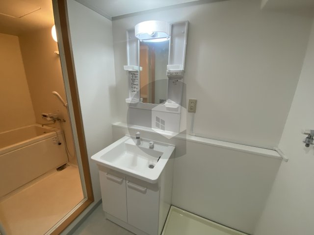 八戸ノ里第二ガーデンハイツの独立洗面台