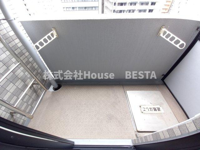 エスリード三宮第3のバルコニー