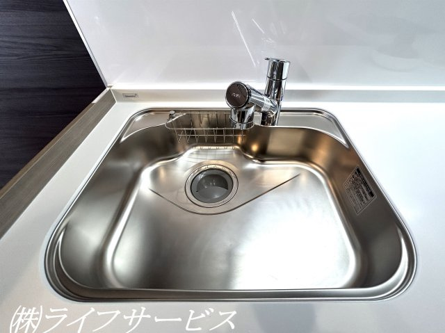 【キッチン】 | 新北野第３コーポ | キッチンシンク／浄水器付水栓搭載