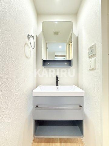 Alivis放出の洗面所