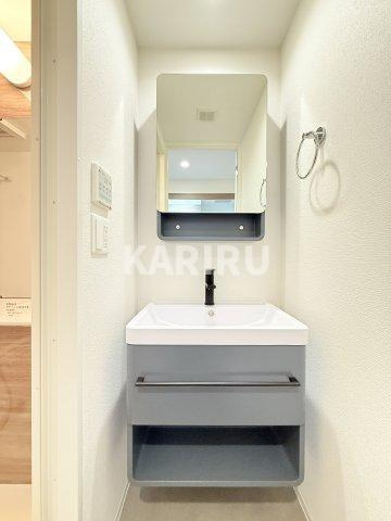 Alivis放出の洗面所